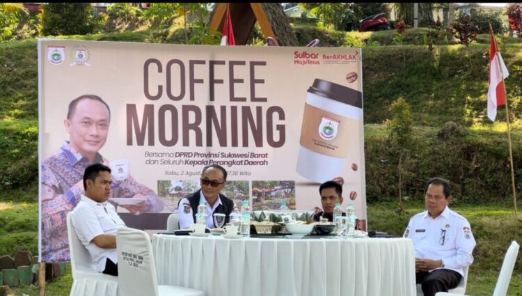 Gelar Coffee Morning , Pj. Gubernur Sulbar Ajak DPRD Fokus Wujudkan Sulbar Malaqbi