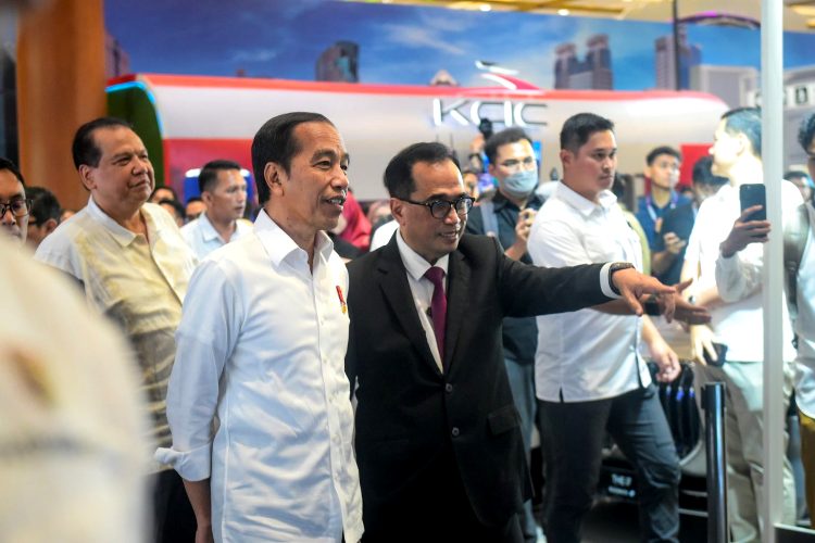 Presiden Jokowi Pameran Hub Space