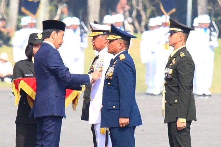 Presiden Jokowi HUT TNI ke 78