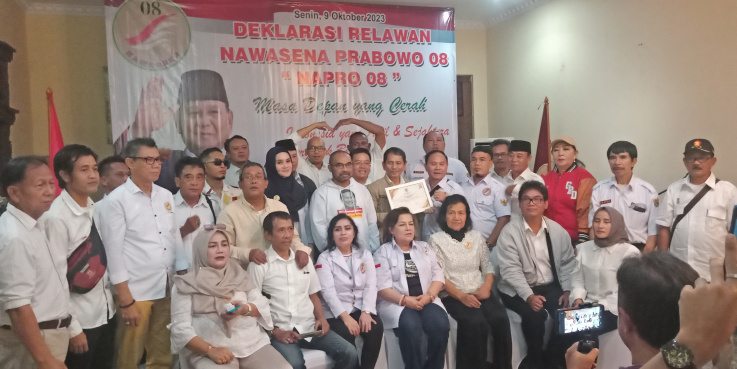 Relawan Nawasena 08 Bakal Berjuang Mati-matian Menangkan Prabowo Sebagai Presiden RI Ke-8