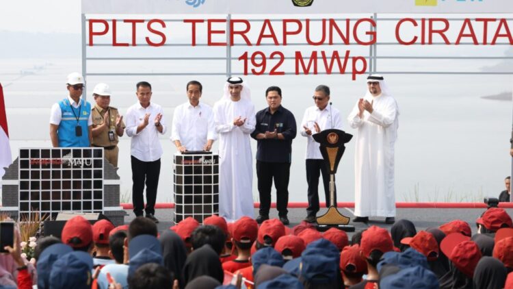 Terbesar di Asia Tenggara, Presiden Jokowi Resmikan PLTS Terapung Cirata 192 MWp