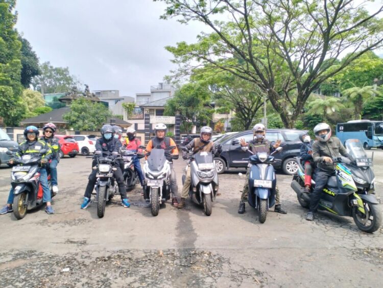 Komunitas Wartawan PGTT Gelar Touring Akhir Tahun