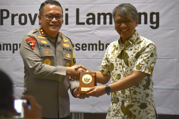 Polda Lampung Bersama Dewan Pers Bekerjasama Dalam Rangka Kemerdekaan Pers