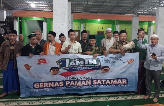 Relawan AMIN di Malang Deklarasi Gernas Paman Satamar