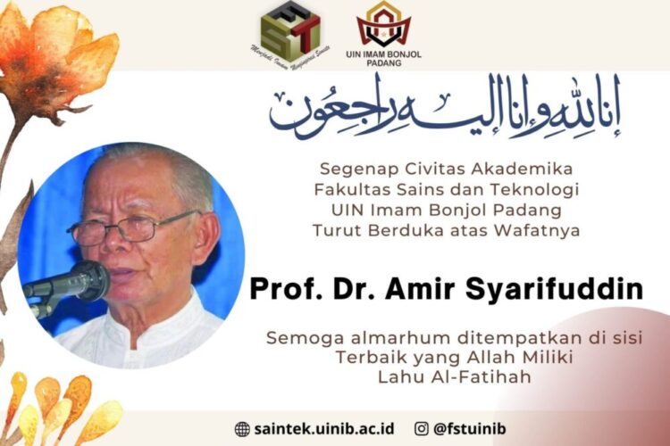Guspardi Gaus: Prof Amir Syarifuddin Sosok Pendidik Berintegritas Tinggi, Bijaksana, dan Mengayomi