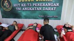 Pendam I/BB Donor Darah HUT ke-73 Penerangan TNI AD 2024