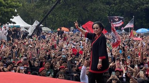 Megawati, Slank, hingga Bimbo Meriahkan Kampanye Ganjar-Mahfud di Jabar