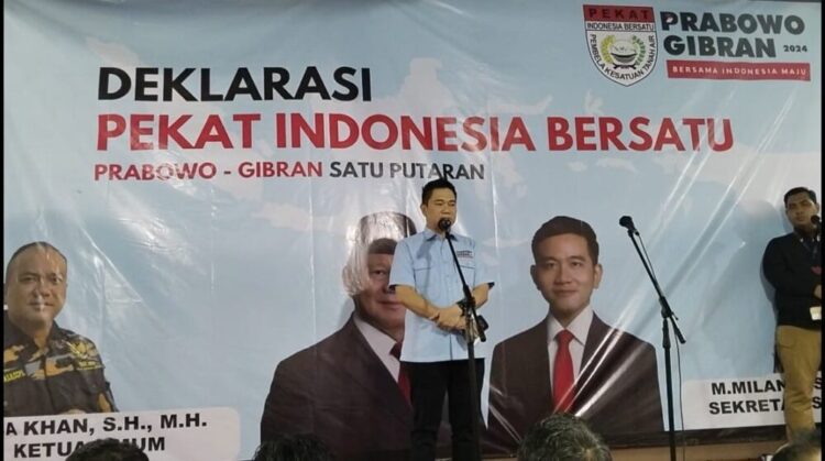 Dukung Prabowo, Milano: Kerja Jokowi Harus Dilanjutkan Bukan Perubahan