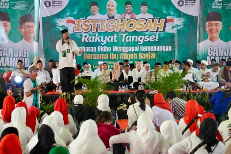 Galang Kekuatan Doa Lawan Kecurangan, TPD Ganjar-Mahfud Banten Istigasah Bareng Siti Atikoh