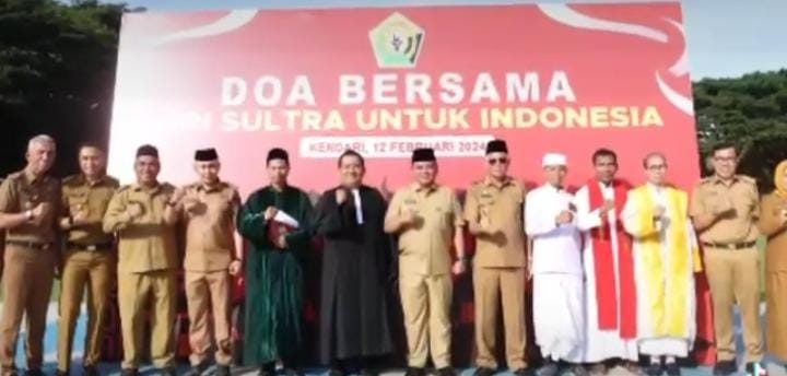Doa Bersama Dari Sultra Untuk Indonesia