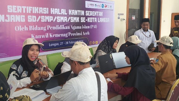 Kemenag Targetkan 1000 Kantin di Aceh Bersertifikasi Halal