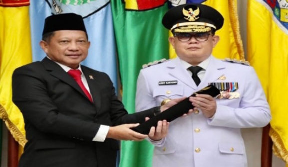 Adhy Karyono Dilantik jadi Pj. Gubernur Jatim, Mendagri harap Bisa Lanjutkan Prestasi Pemprov