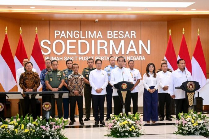 Didampingi Menhan Prabowo, Presiden Jokowi Resmikan RSPPN Panglima Besar Soedirman dan 25 RS Milik TNI