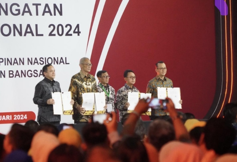Bupati Safaruddin Bersama Presiden Jokowi Hadiri Puncak Peringatan HPN 2024