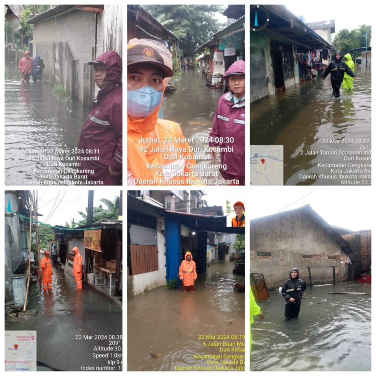 Puluhan RT di Jakarta Terendam Banjir, 88 Jiwa Terpaksa Mengungsi