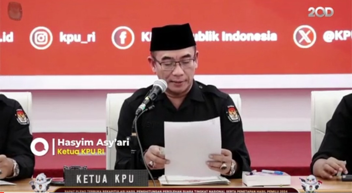 KPU Resmi Tetapkan Prabowo-Gibran Sebagai Pemenang Pilpres 2024