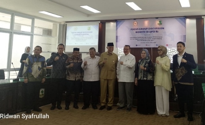 Gubernur Mahyeldi Jadi Pembicara FGD Komite IV DPD RI