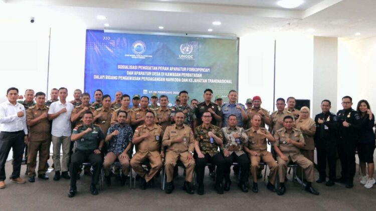 BNPP dan UNODC Mengajak Masyarakat di Perbatasan Negara Cegah Perdagangan Narkoba dan Kejahatan Transnasional