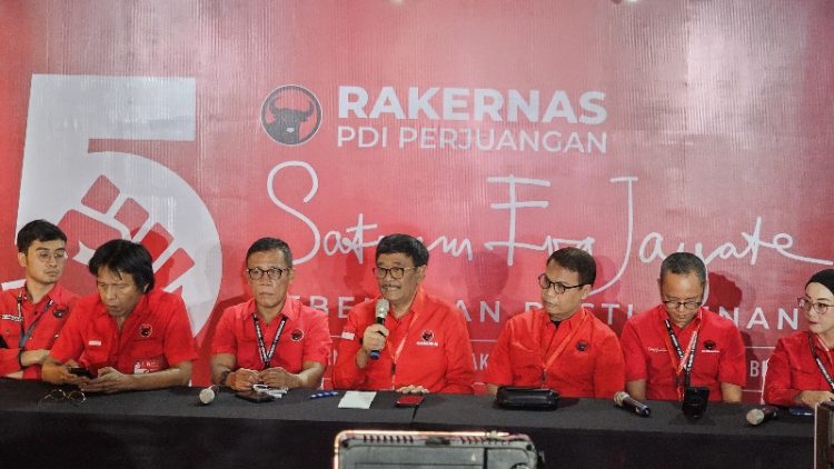 Ribuan Kader PDIP Banjiri Ancol Ikuti Rakernas