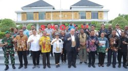 BNPP Sambut Kunjungan Menlu RI dan Menlu PNG di PLBN Skouw