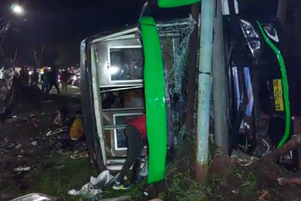 Kecelakaan Maut Bus Wisata Bawa Siswa SMK Lingga Kencana Depok, 10 Orang Tewas