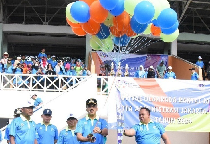 Wali Kota Jaktim Buka Festival Olahraga Rakyat