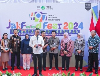 Pj Gubernur DKI Sampaikan Banyak Pesan Saat Membuka Jakarta Food Festival 2024