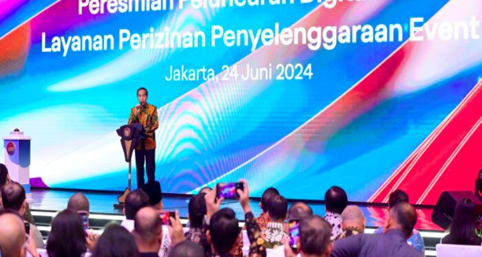 Digitalisasi Layanan Perizinan Penyelenggaraan Event Resmi Diluncurkan,  Presiden Jokowi Berharap Dapat Pangkas Birokrasi