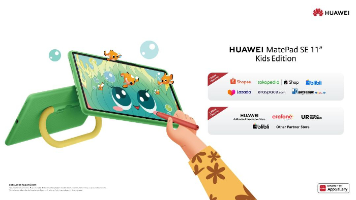 Resmi First Sale, Berikut Keunggulan yang Ditawarkan HUAWEI MatePad SE 11 Kids Edition Guna Mendukung Masa Emas Perkembangan Anak