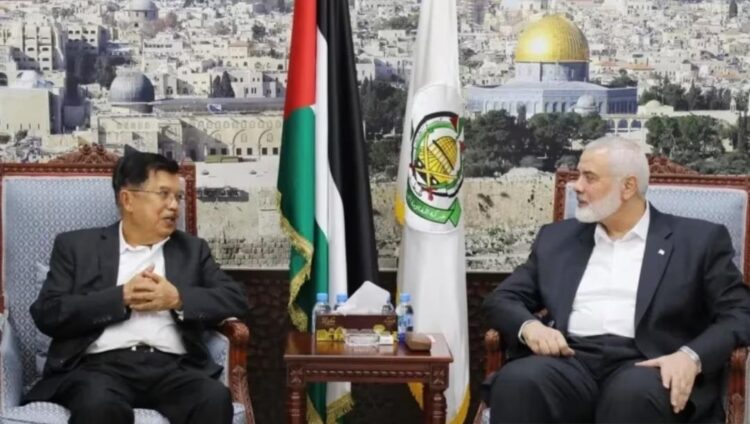 Bertemu Pemimpin Politik Hamas, Jusuf Kalla: Mata Dunia Tertuju ke Palestina 