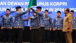 Fahrizal Dikukuhkan Sebagai Ketua Dewan Pengurus Korpri Provinsi Lampung Masa Bakti 2024-2029