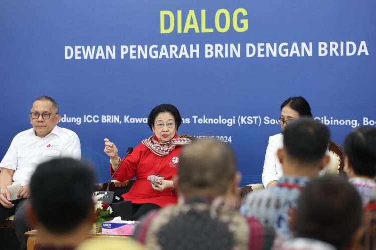 Dialog BRIN dengan BRIDA, Megawati Soroti Lahan Subur Menjadi Gedung