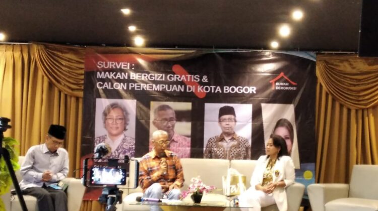 Rumah Demokrasi Rilis Perilaku Pemilih Kota Bogor Terkait Pemberian Makanan Gratis