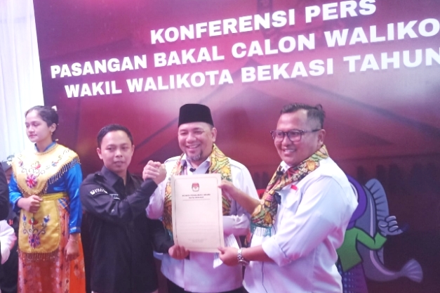 Pendaftaran Calon Kepala Daerah Ditutup, Tiga Paslon Bakal Tarung di Pilkada Kota Bekasi