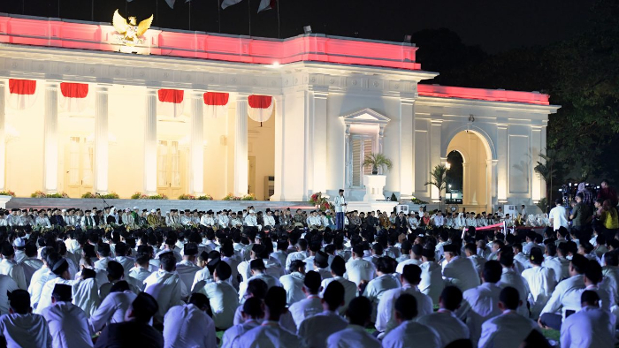 Awali Rangkaian Peringatan HUT RI ke-79, Istana Merdeka Jakarta Gelar Zikir dan Doa Kebangsaan