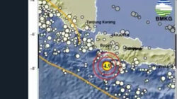 BMKG: Gempa Magnitudo 4,9 Guncang Sukabumi, Jawa Barat