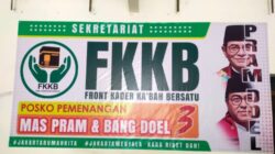 Doakan Berkah Kemenangan Mas Pram-Bang Doel, FKKB Bagikan 1000 Nasi Kotak untuk Warga Jaksel