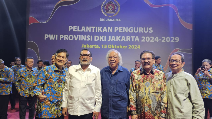 Hadiri Pelantikan Pengurus PWI Jaya 2024-2029, Wartawan Senior Minta PWI Harus Kembali Disegani