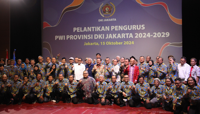 Pengurus PWI Jaya 2024-2029 Resmi Dilantik, Berikut Susunan Lengkap Para Pengurusnya