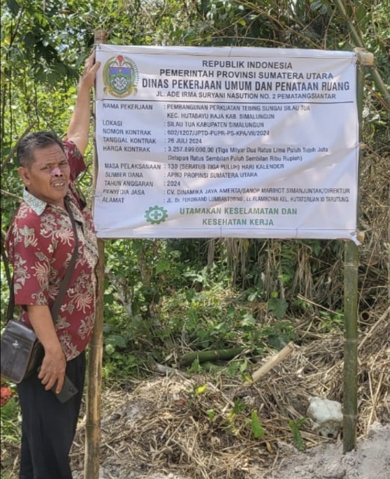 Pemkab Simalungun Bangun Bronjong Rp3 Miliar, Warga Huta Bayu Protes Jembatan Rusak Tak Kunjung Diperbaiki