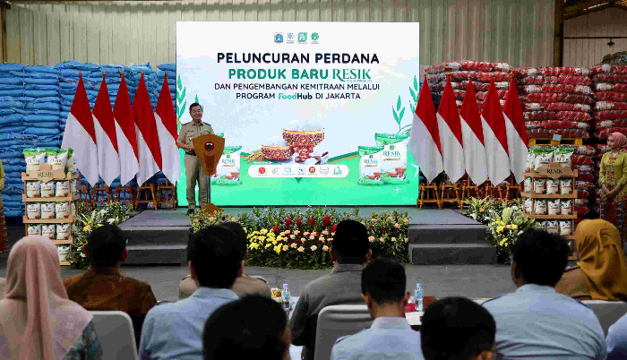 Luncurkan Produk Beras Resik dan Program Foodhub, Pj Gubernur Teguh Berharap Ketahanan Pangan di Jakarta Terjaga