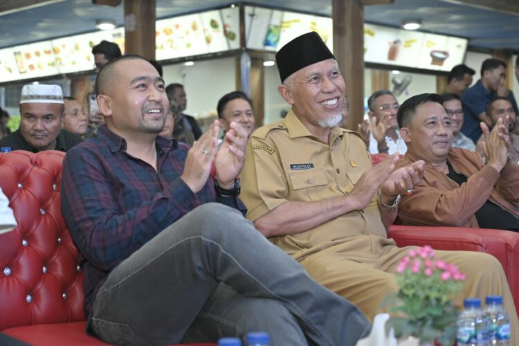 1st Anniversary, Mahyeldi-Audy Apresiasi Kontribusi Istana Seafood Putra Minang bagi Pariwisata Sumbar