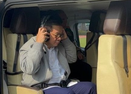 Gubernur Pramono Naik Helikopter Tinjau Kondisi Banjir